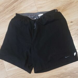 Nike Dryfit Black XL Mens Shorts 7in Inseam Drawstring Stretch Waist Lightweight